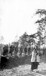 Chaplain at graveside