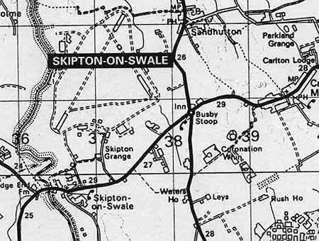 Skipton-on-Swale map