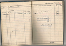 WHP log book Feb 1945 