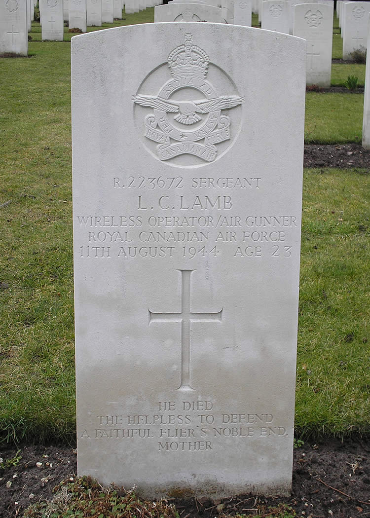 headstone of Lc Lamb