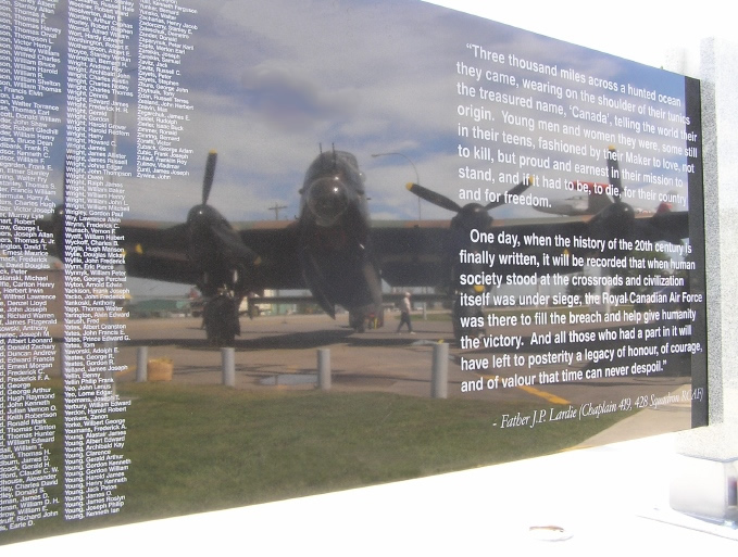 Bomber Command Chaplains dedication